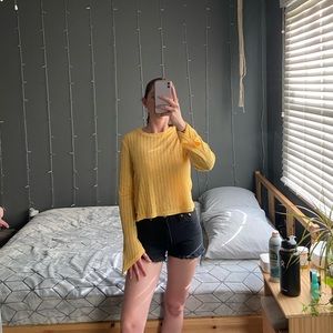 Yellow Zara Top